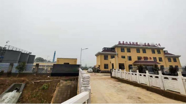 安徽省某市5個農村污水處理廠水質監測